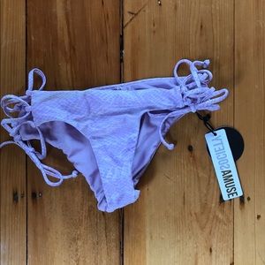 Amuse Society never worn lavender snakeskin suit